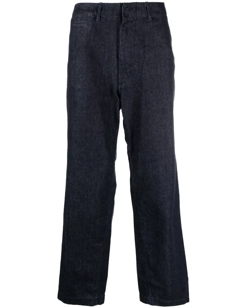 nanamica Klassische Straight-Leg-Jeans - Blau Blau