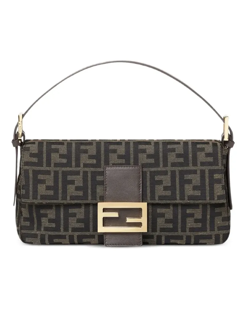 Fendi Baguette Tote Bag aus FF-Jacquard - Braun Braun