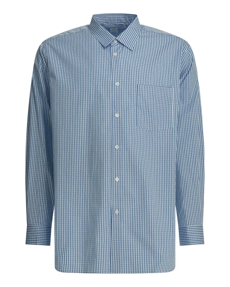 Comme des Garçons checked shirt - Blau Blau
