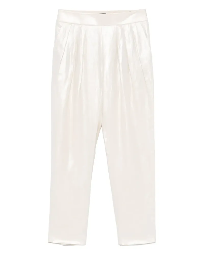 Giorgio Armani Hose mit Bundfalten - Nude Nude