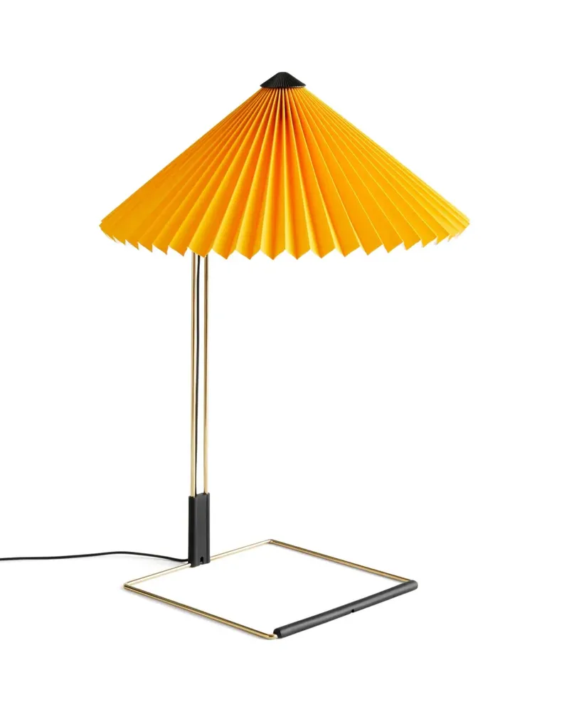Hay Tischlampe mit Faltendetail - Gelb Gelb