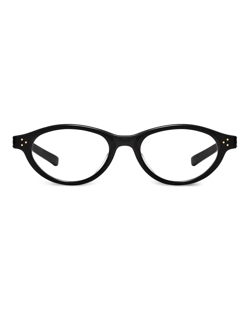 Gentle Monster Brille mit ovalem Gestell - Schwarz Schwarz