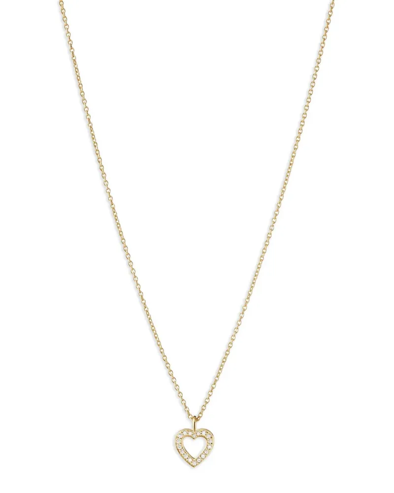 Sophie Bille Brahe 18kt recyceltes Amour Gelbgoldhalskette mit Diamanten Gold