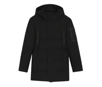 Parka mit Blockabsatz - Schwarz