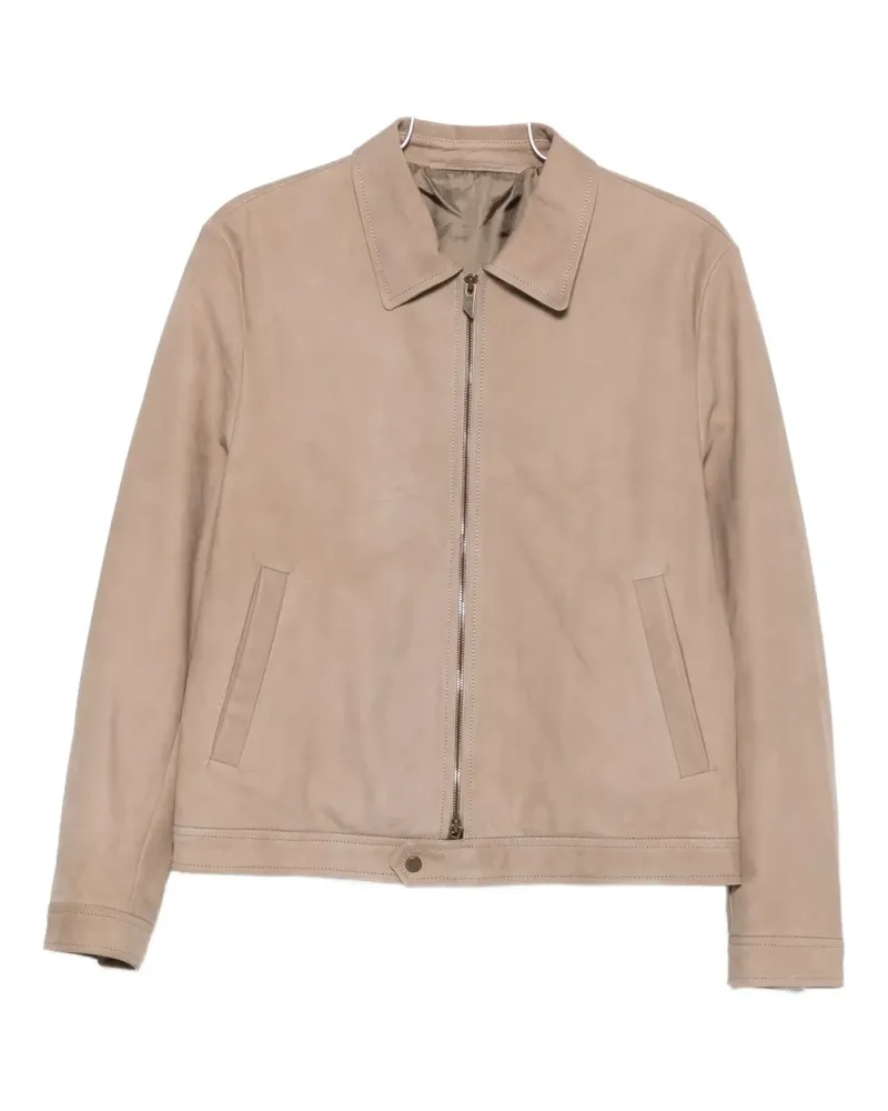 Salvatore Santoro Klassische Lederjacke - Nude Nude