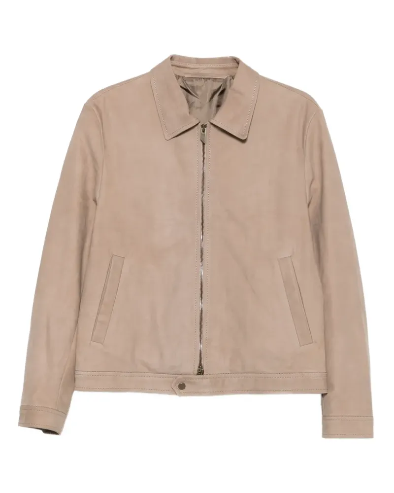 Salvatore Santoro Klassische Lederjacke - Nude Nude