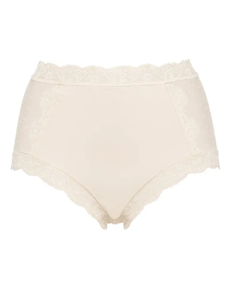 Eres Justesse Slip mit Spitzenbesatz - Nude Nude