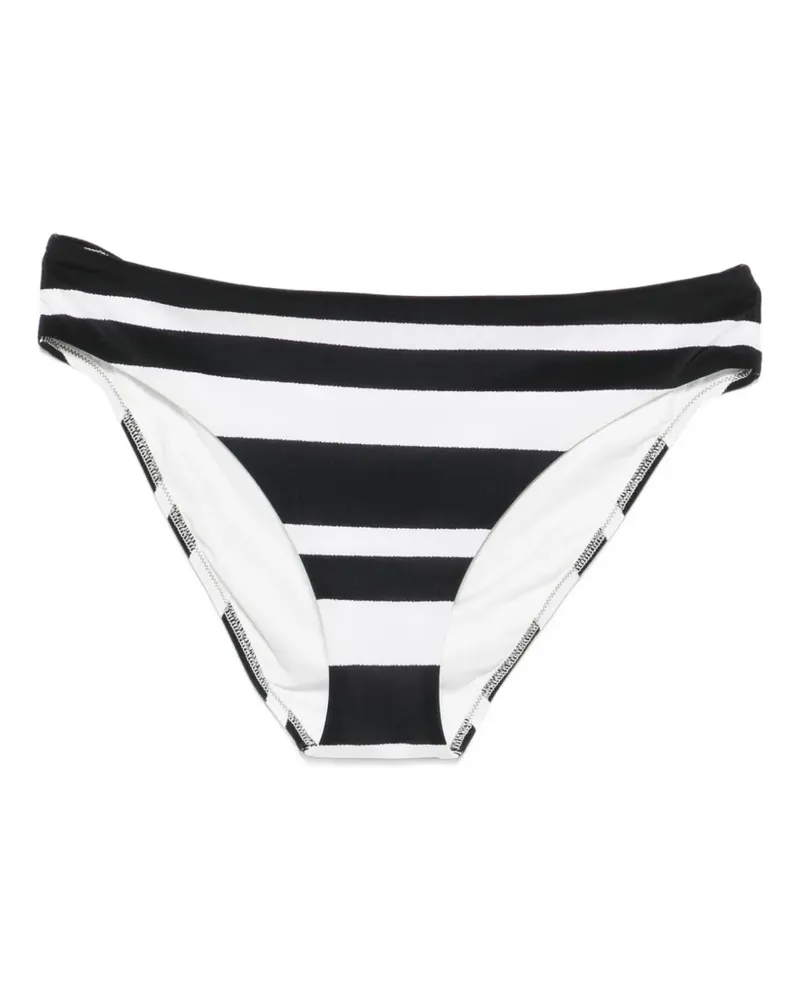 Maryan Mehlhorn striped bikini bottoms - Schwarz Schwarz