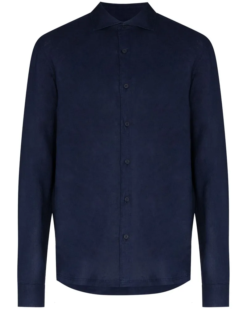 Orlebar Brown Giles' Hemd - Blau Blau