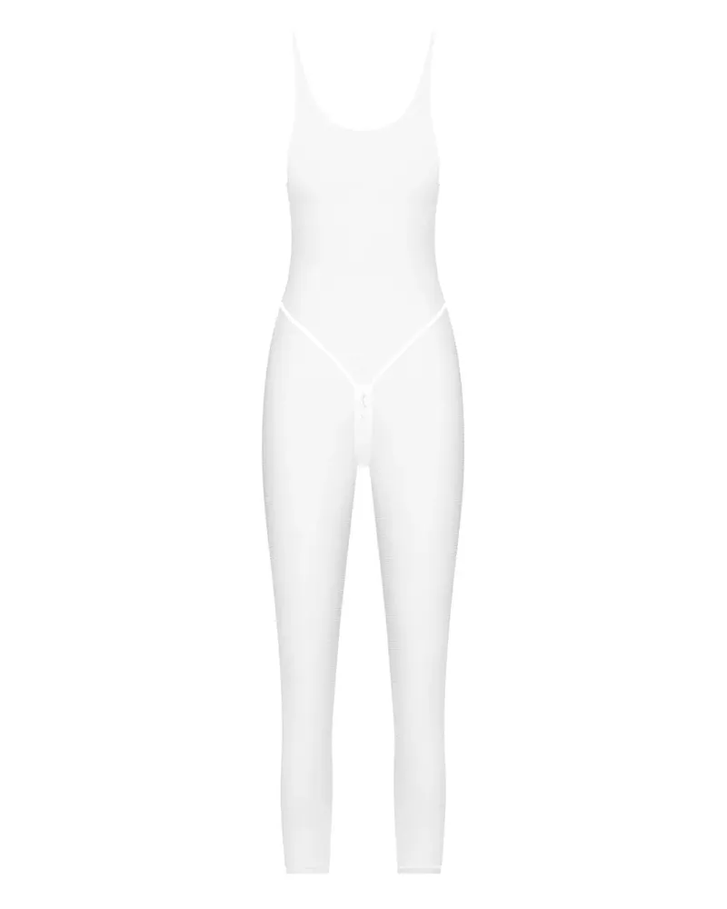 Maison Close Pure Tentation Mesh-Catsuit - Weiß Weiß