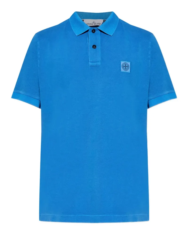 Stone Island short-sleeve polo shirt - Blau Blau