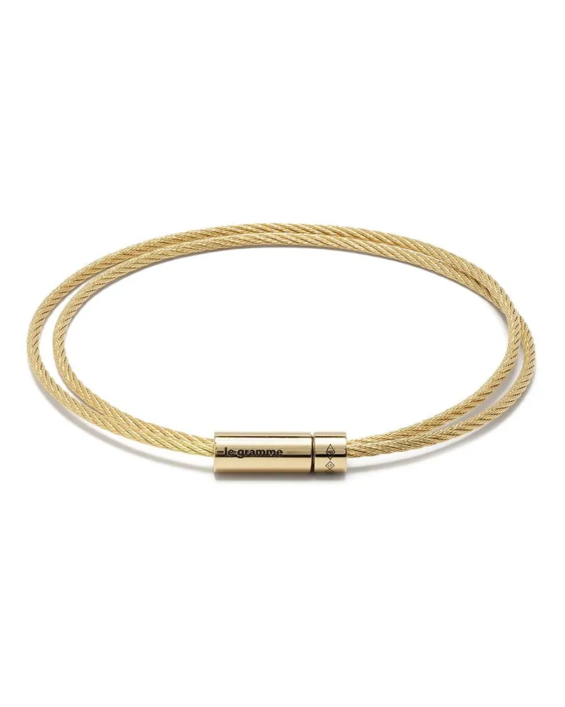 Le Gramme Armband aus poliertem Gelbgold 15g Gold