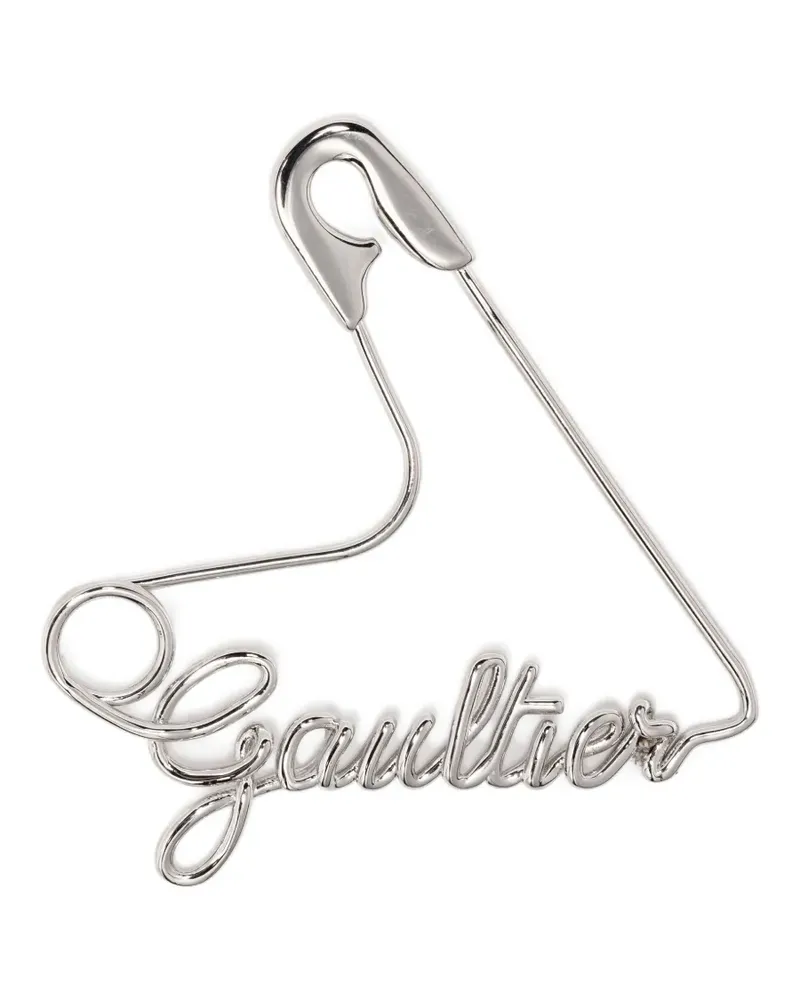 Jean Paul Gaultier Gaultier Brosche mit Sicherheitsnadel - Silber Silber