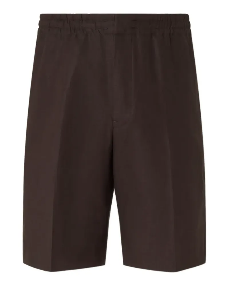 Ermenegildo Zegna Oasi Lino Shorts - Braun Braun