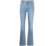 Schlagjeans mit hohem Bund - Blau