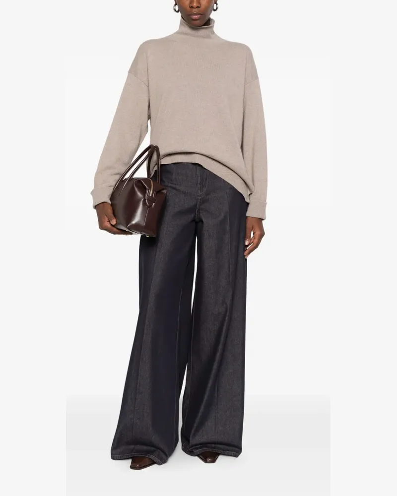 PT TORINO high-neck sweater - Nude Nude