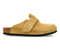 Flache Loma Mules - Nude