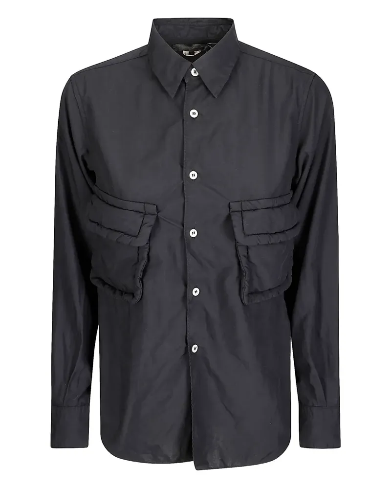 Comme des Garçons Gepunktetes Hemd - Schwarz Schwarz