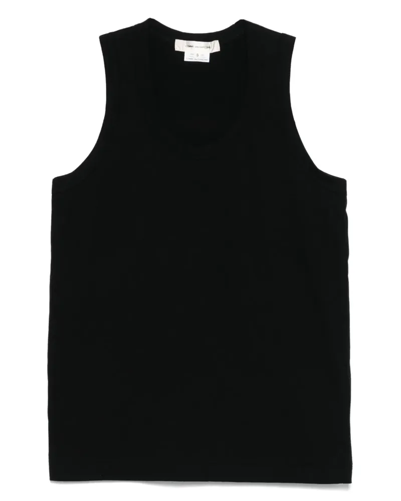 Comme des Garçons Klassisches Trägershirt - Schwarz Schwarz