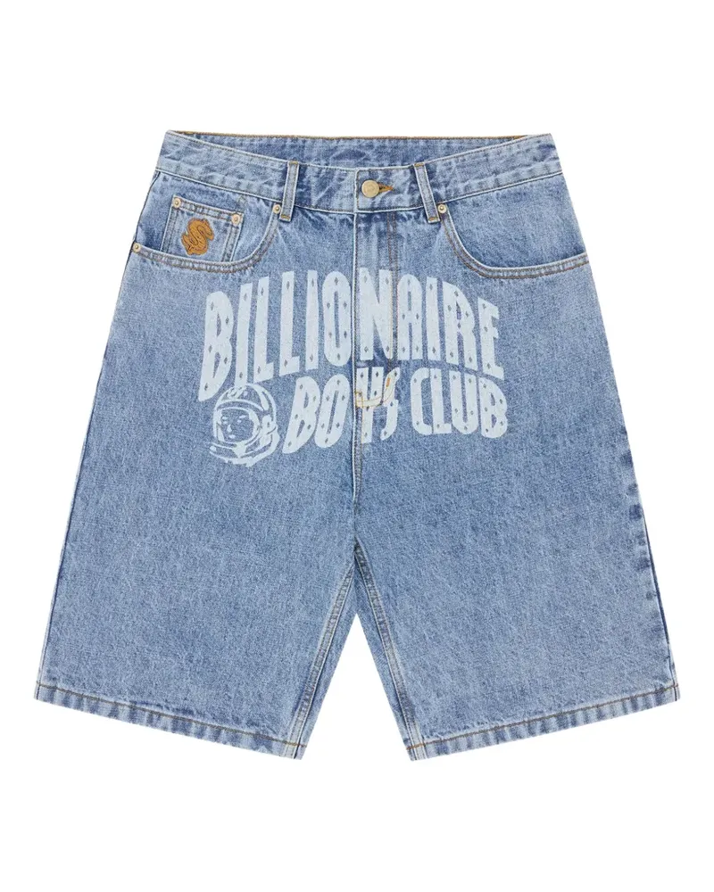 Billionaire Boys Club embroidered logo denim shorts - Blau Blau