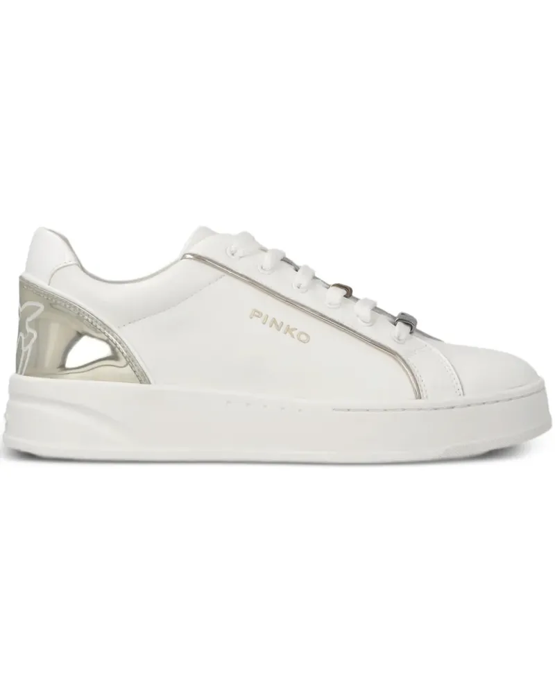 Pinko Sneakers mit Logo - Weiß Weiß