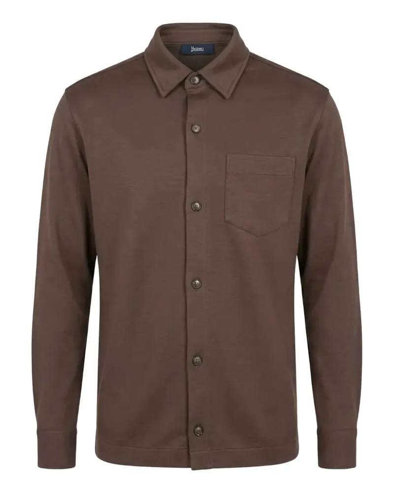 Herno long-sleeve shirt - Braun Braun