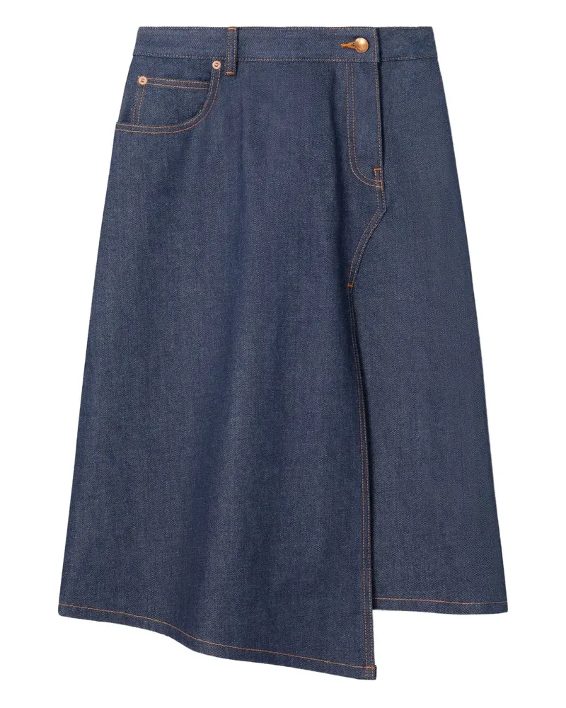 Tory Burch Asymmetrischer Jeansrock - Blau Blau
