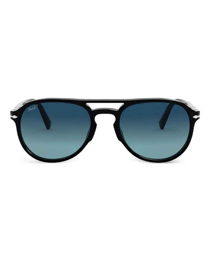 Persol Sonnenbrille mit rundem Gestell - Blau Blau