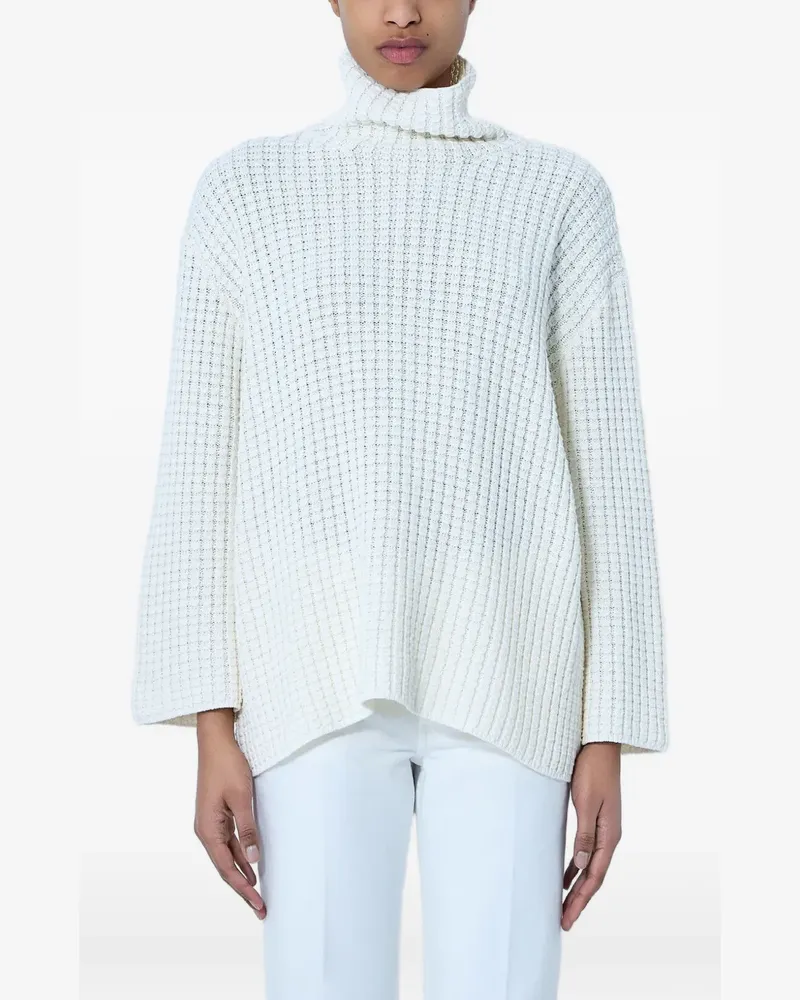 Totême whipstitch sweater - Weiß Weiß