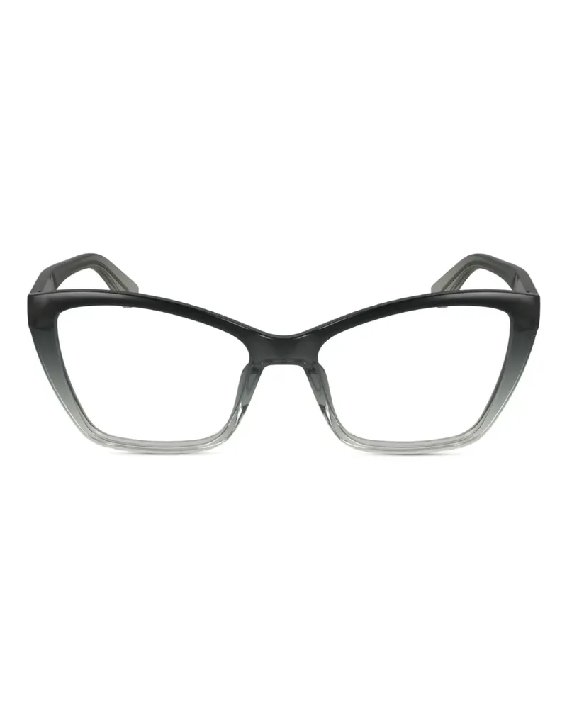 Calvin Klein Cat-Eye-Brille aus Azetat - Schwarz Schwarz