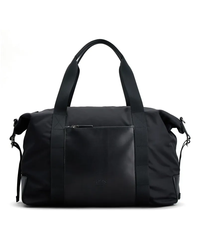 TOD'S Reisetasche mit Logo-Prägung - Schwarz Schwarz
