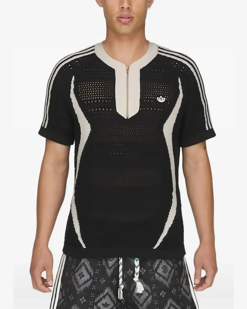 adidas x Edison Chen Clot Pullover mit kurzen Ärmeln - Schwarz Schwarz
