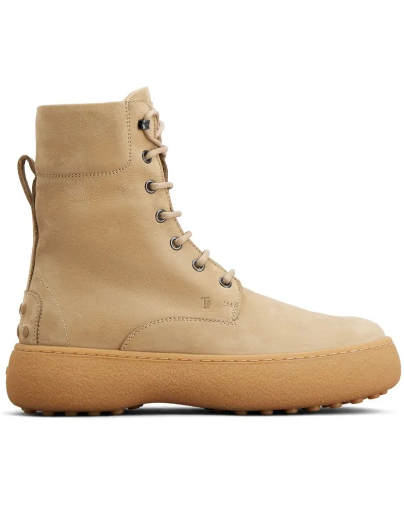 TOD'S Knöchelhohe Schnürstiefel - Nude Nude