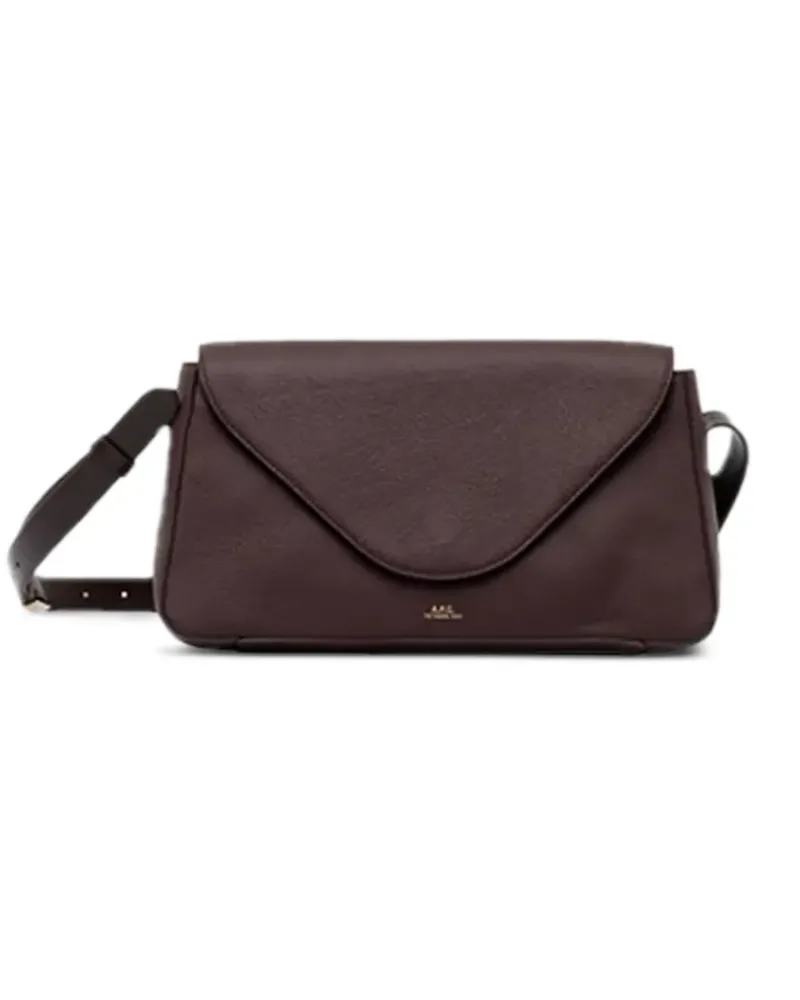 A.P.C. Daria Tote Bag mit Klappe - Braun Braun