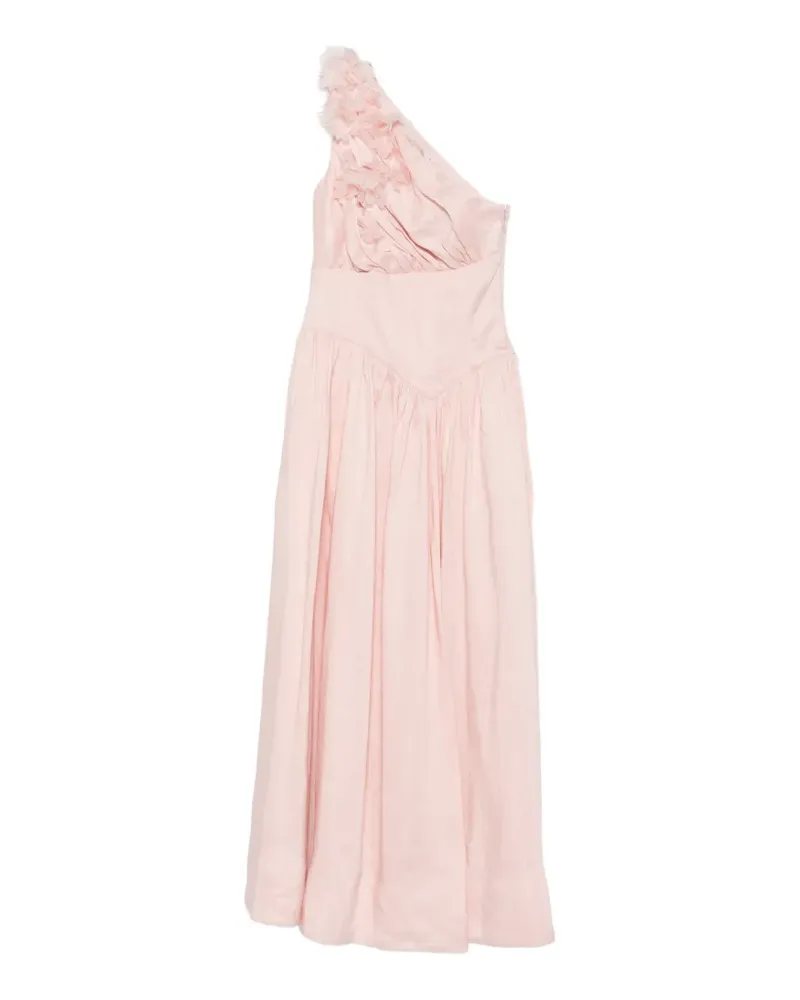 Aje. Demi floral-embellished dress - Rosa Rosa