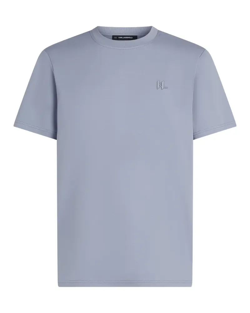 Karl Lagerfeld Klassisches T-Shirt - Blau Blau