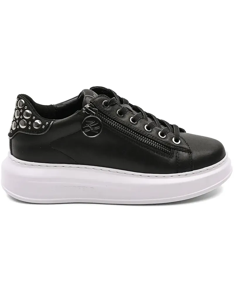 Karl Lagerfeld Zip Kapri Sneakers - Schwarz Schwarz