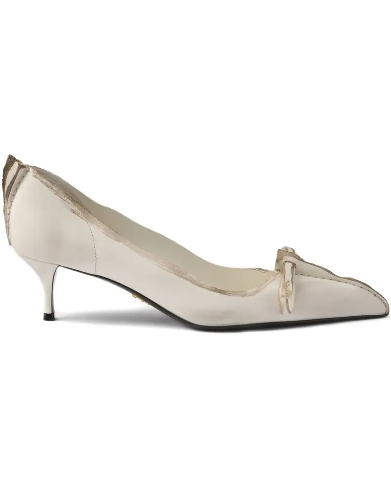 Prada Antiqued Pumps 55mm - Nude Nude
