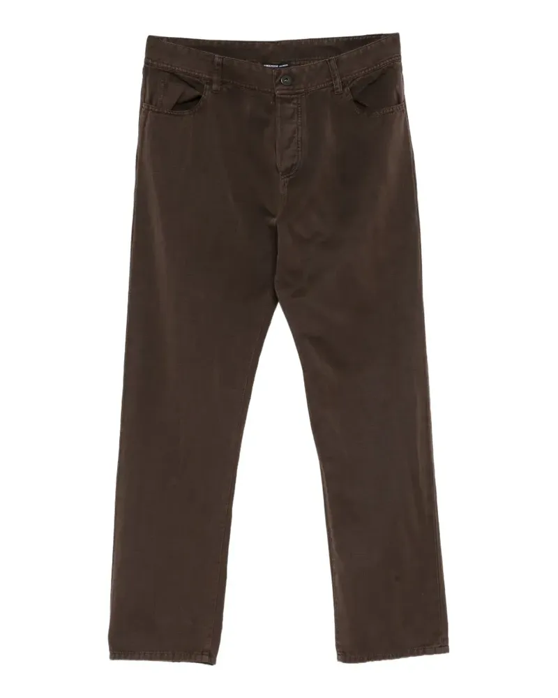 James Perse Hose aus Baumwoll-Leinen-Twill - Braun Braun