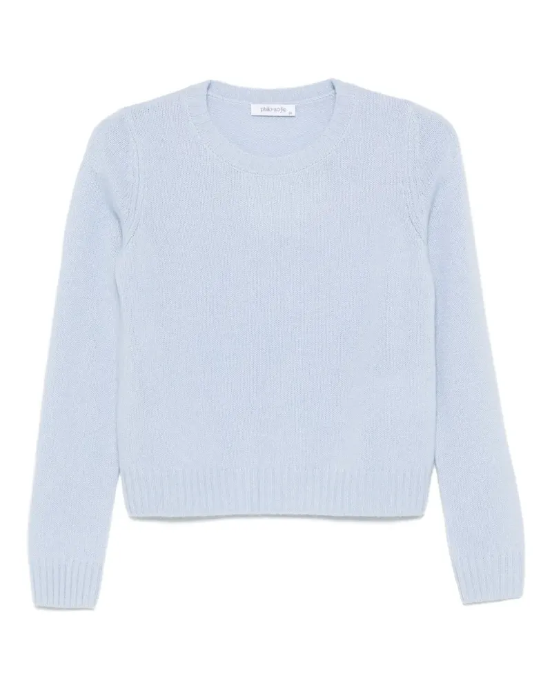 philo-sofie Klassischer Kaschmirpullover - Blau Blau