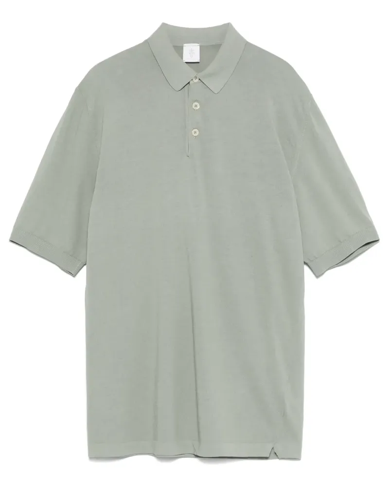 Eleventy Klassisches Poloshirt - Grün Grün