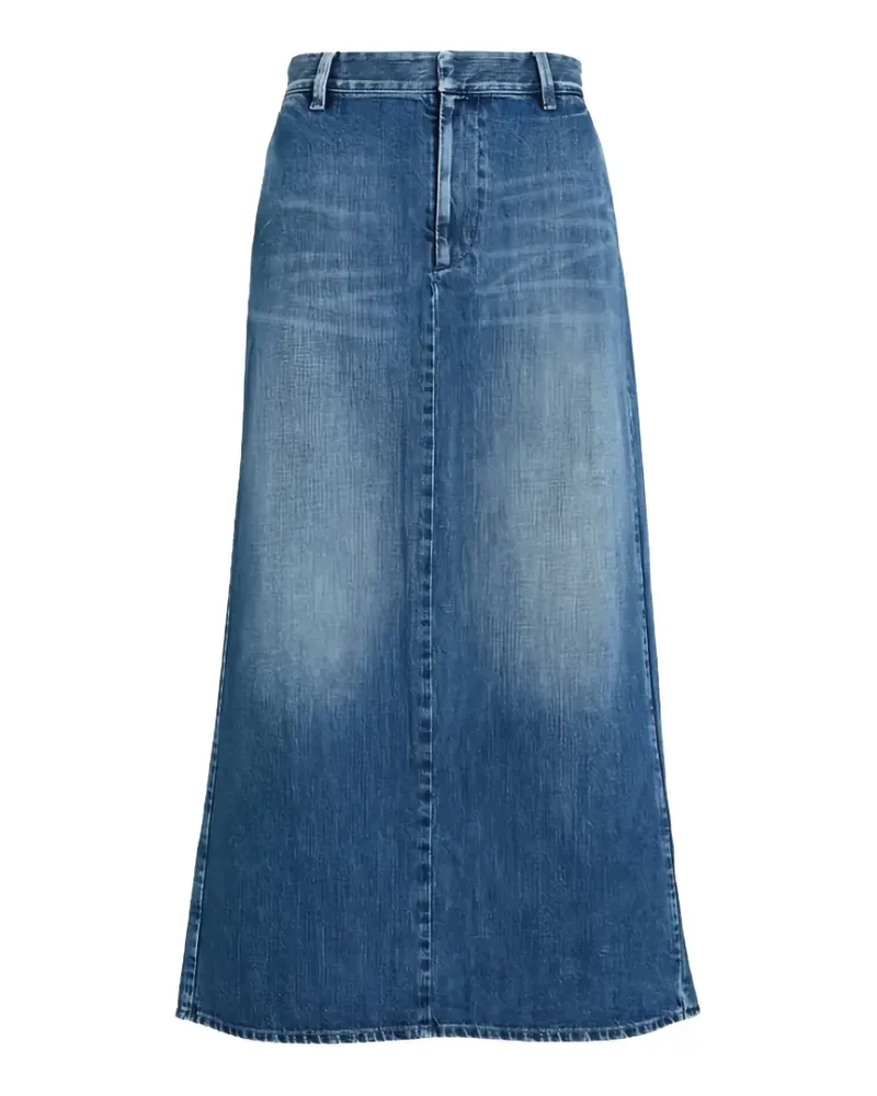 Valentino Garavani faded denim midi skirt - Blau Blau