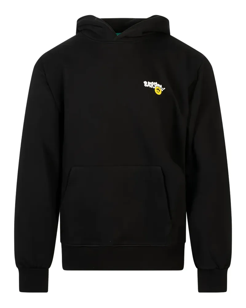 BARROW graphic-print hoodie - Schwarz Schwarz
