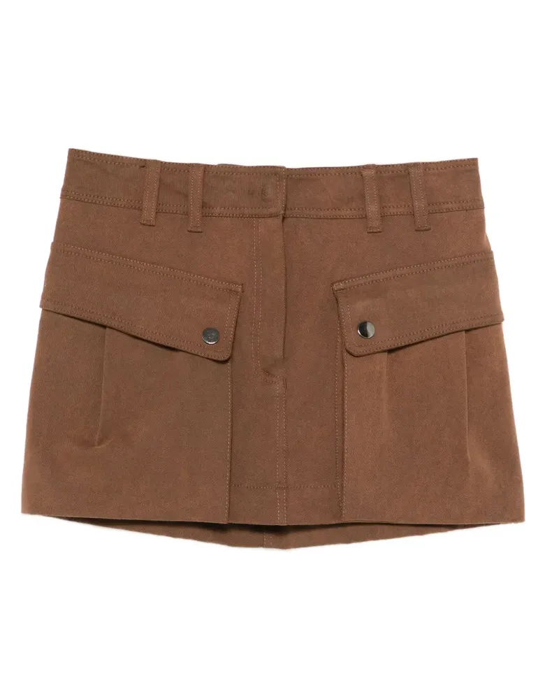 ANDAMANE Minirock mit Taschendetail - Braun Braun