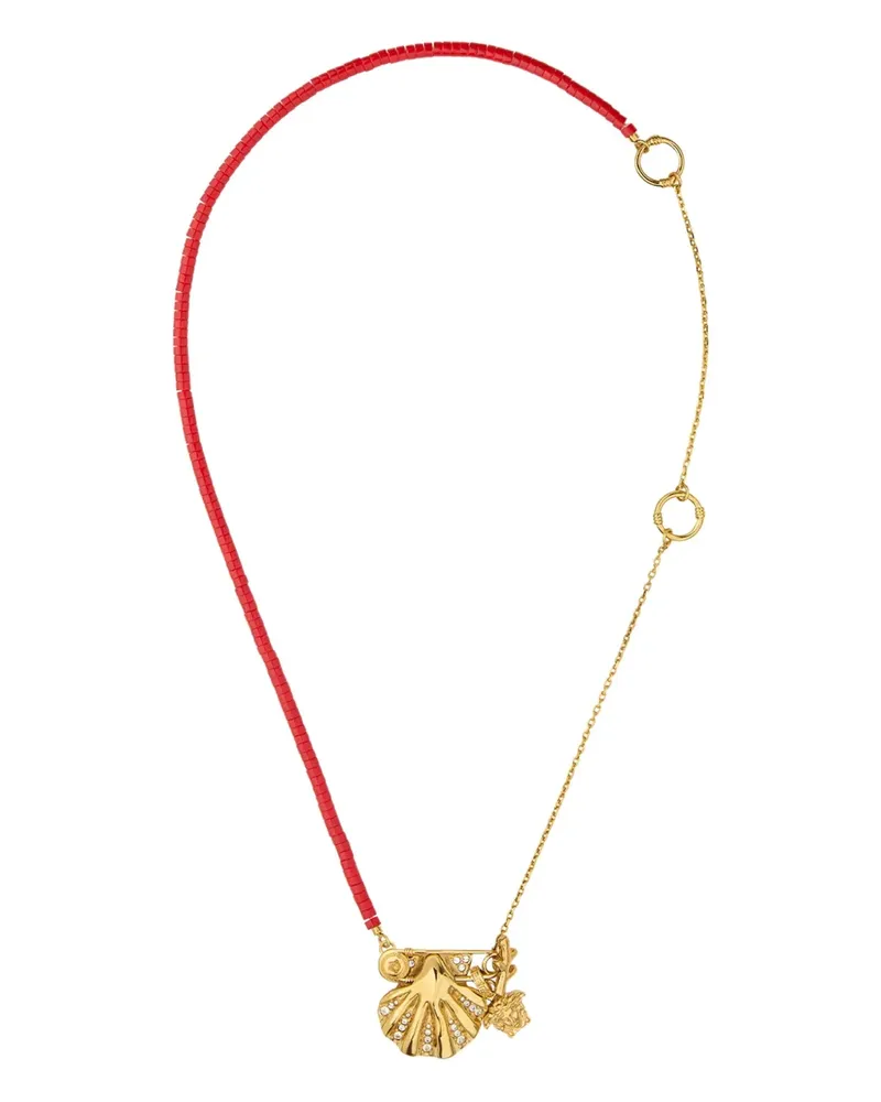 Versace Halskette mit Muschelanhänger - Gold Gold