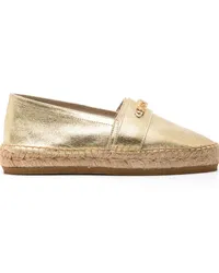 Moschino Espadrilles mit Logo Gold