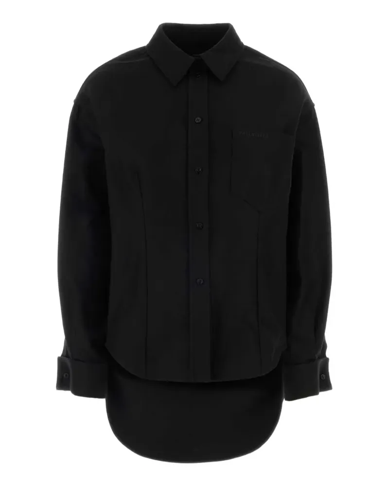 Balenciaga Hemd aus Baumwolle - Schwarz Schwarz