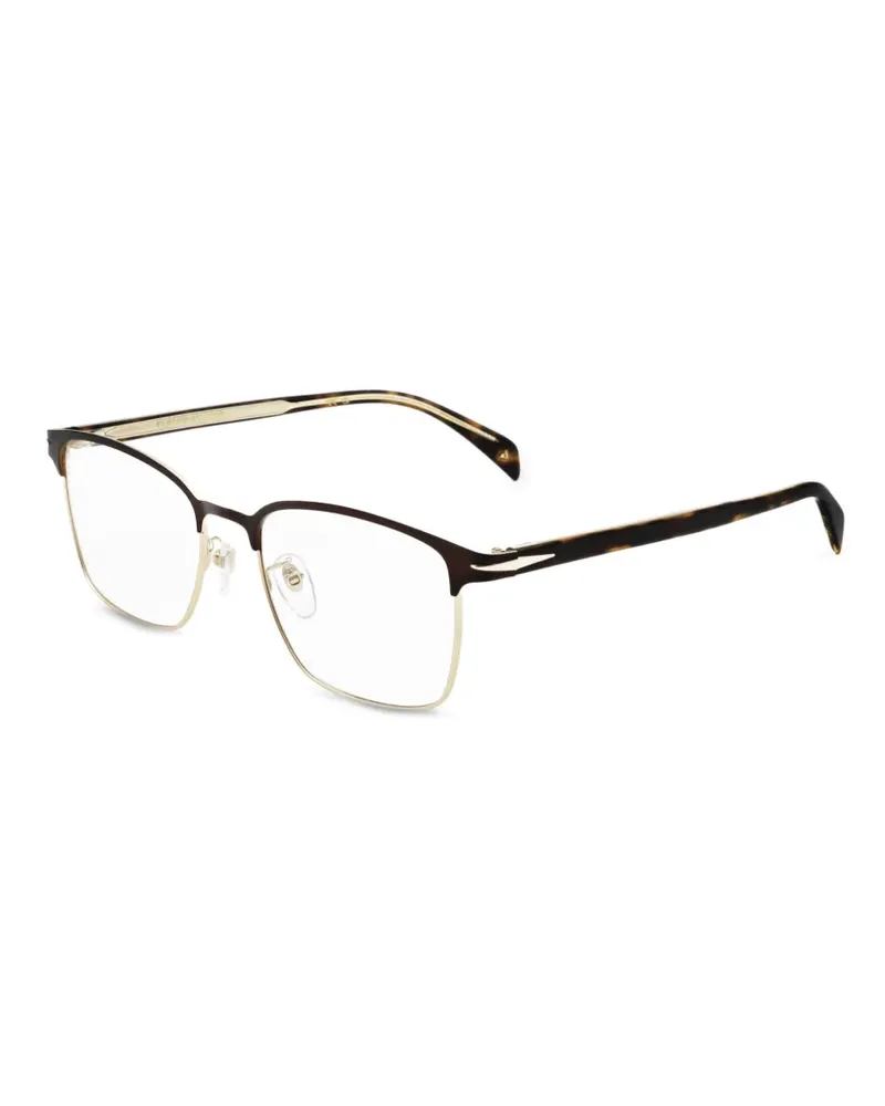 EYEWEAR by DAVID BECKHAM Brille mit eckigem Gestell - Gold Gold