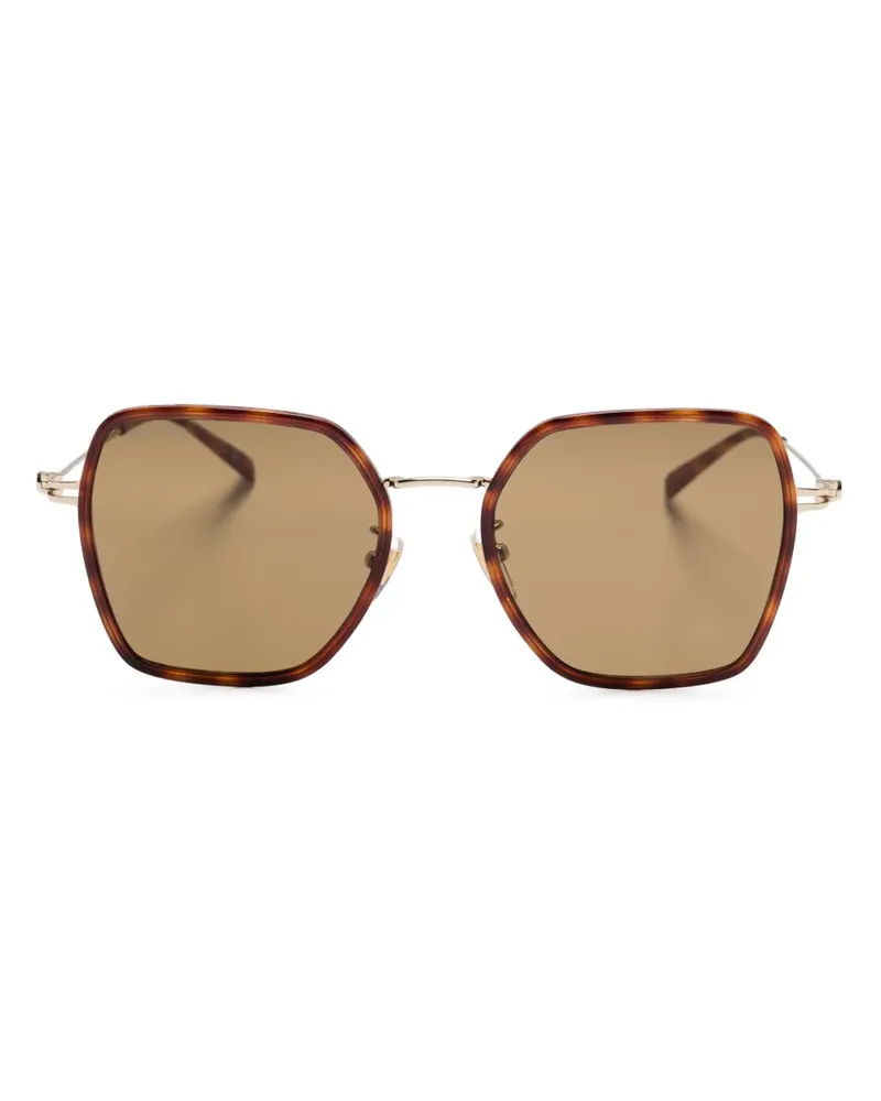 Gucci Sonnenbrille in Schildpattoptik - Gold Gold