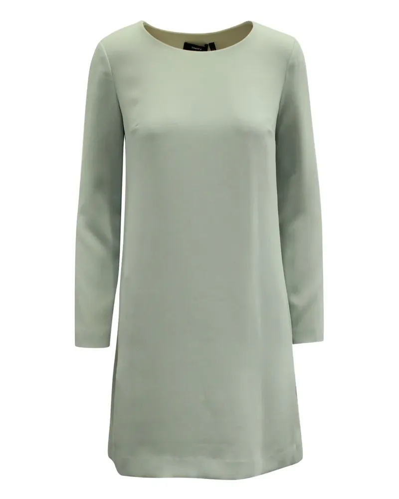 Theory long-sleeve shift dress - Grün Grün